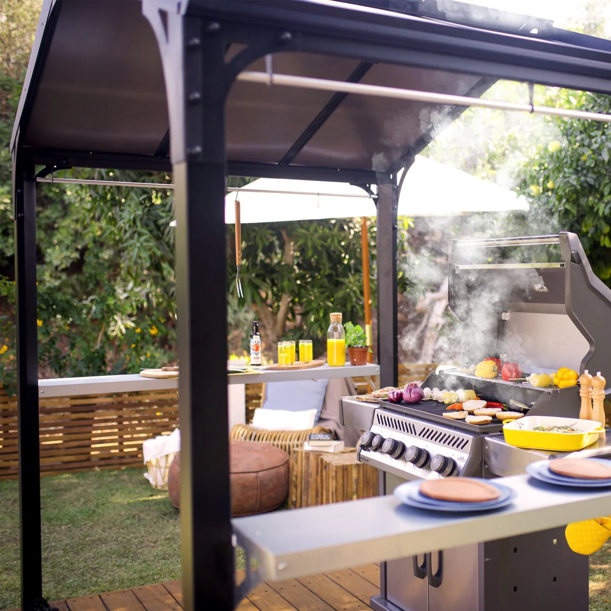 Palram - Canopia | Austin BBQ Gazebo – Premium All-Weather Grill Shelter - Image 8