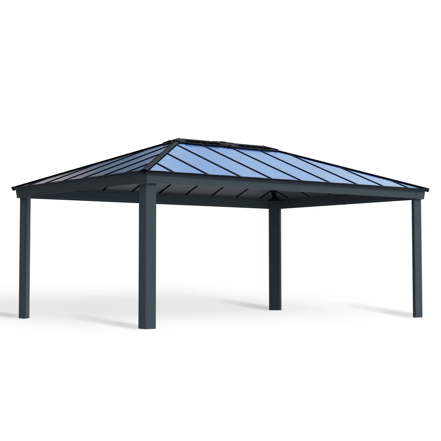 Palram - Canopia | Colorado Carport Kit - Grey Structure - Image 7