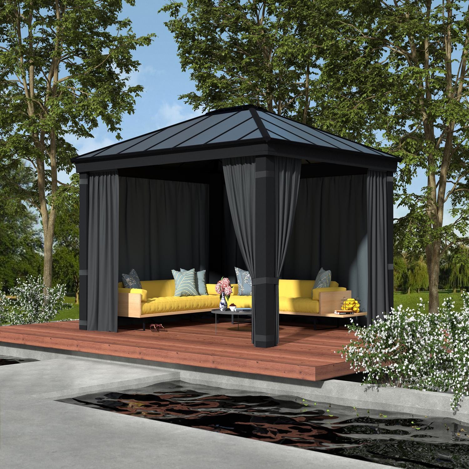 Palram - Canopia | Dallas 6100 12x20 ft Curtain Set - Image 3