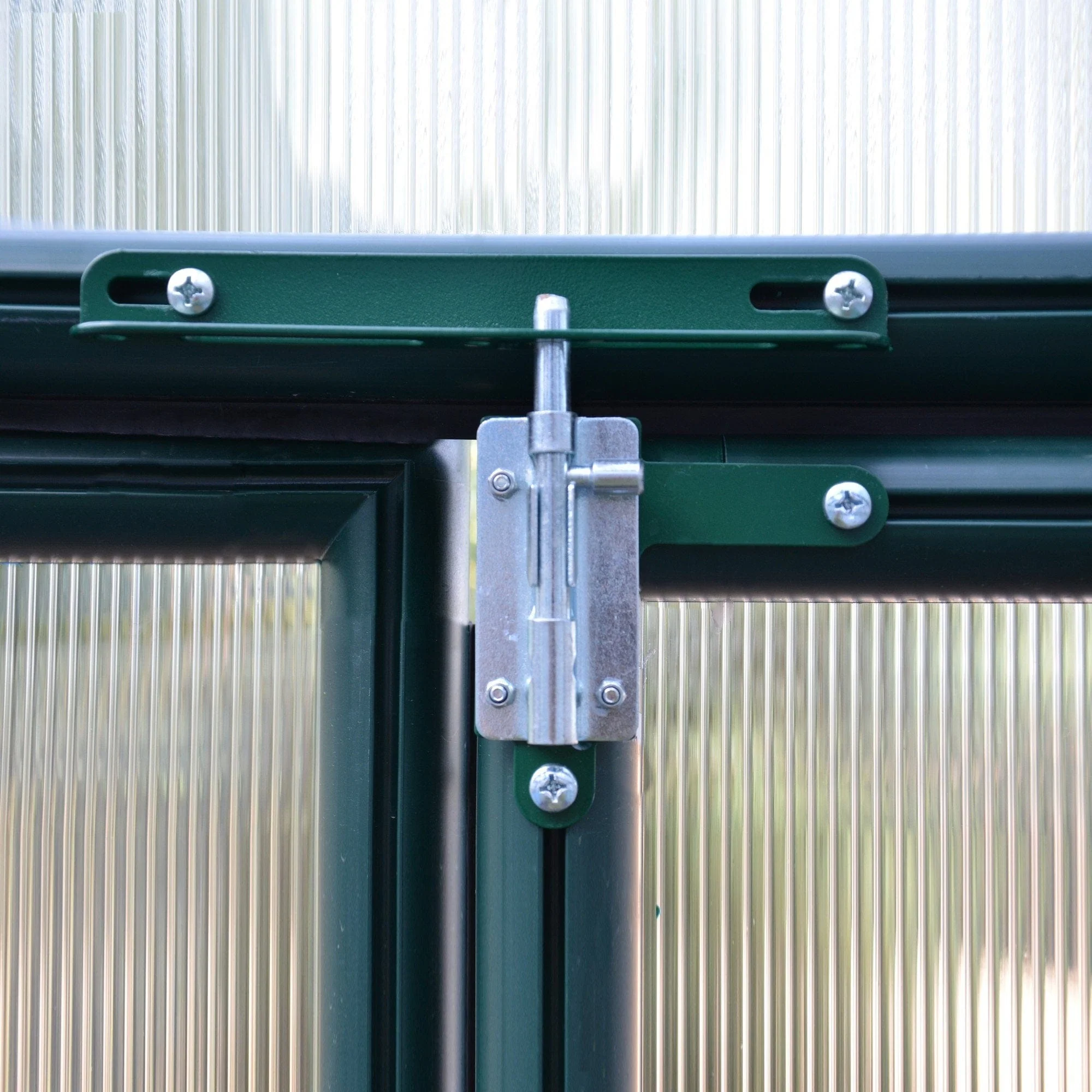 Palram - Canopia | Grand Gardener Greenhouse Kit - 8 ft Wide - Green - 6mm Twin-wall Polycarbonate Glazing - Image 10