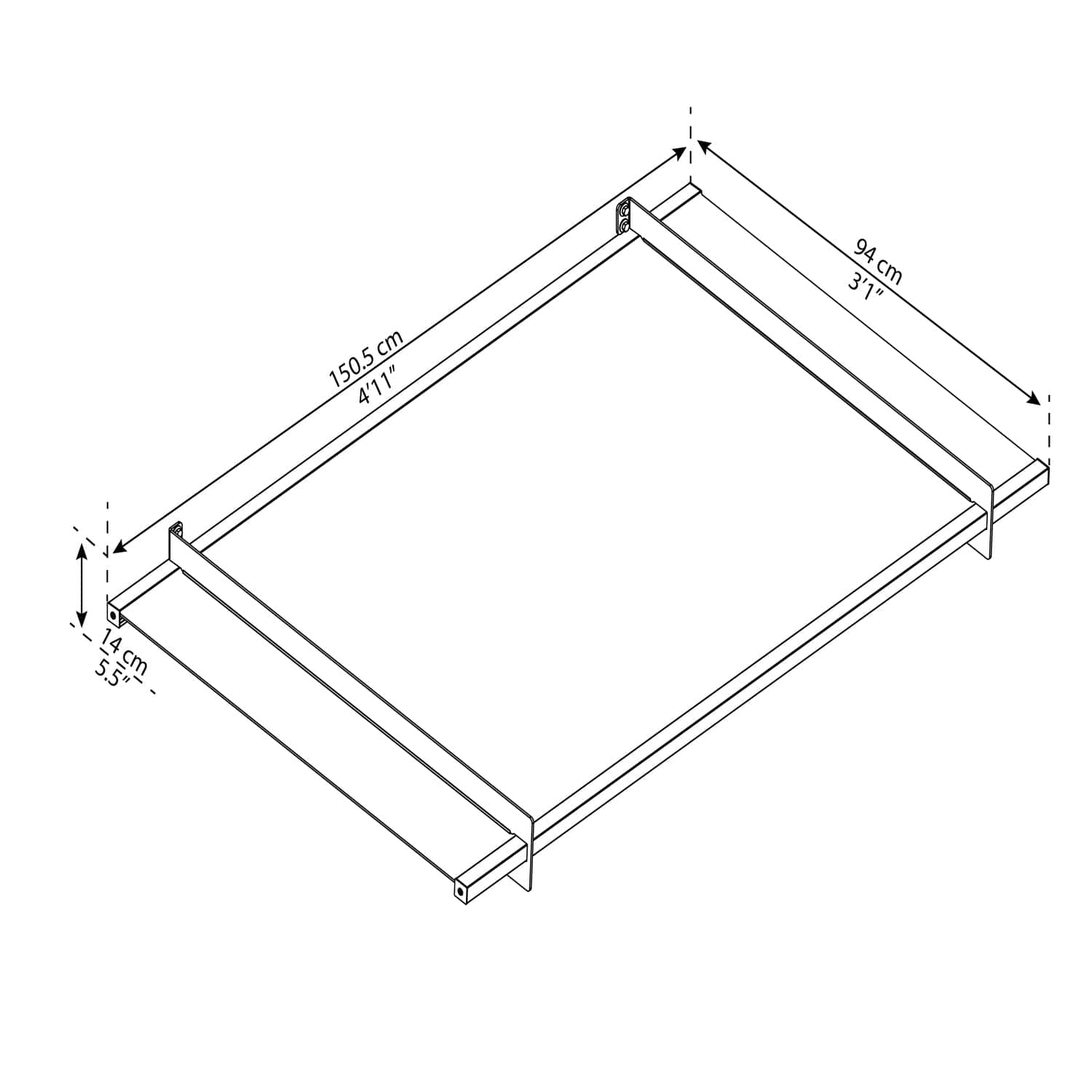 Palram - Canopia | Nancy Door Awning - Gray/Clear - Image 28