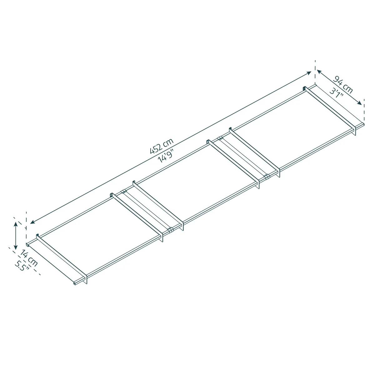 Palram - Canopia | Nancy Door Awning - Gray/Clear - Image 34