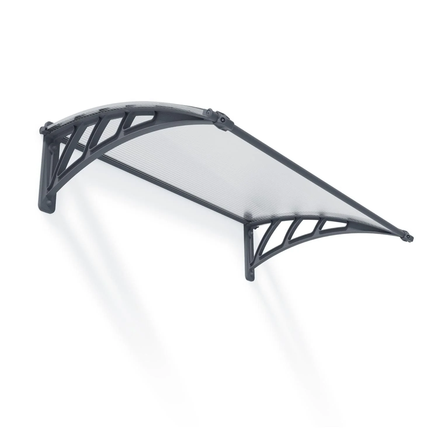 Palram - Canopia | Neo 1180 4x3 ft Awning - Gray/Clear