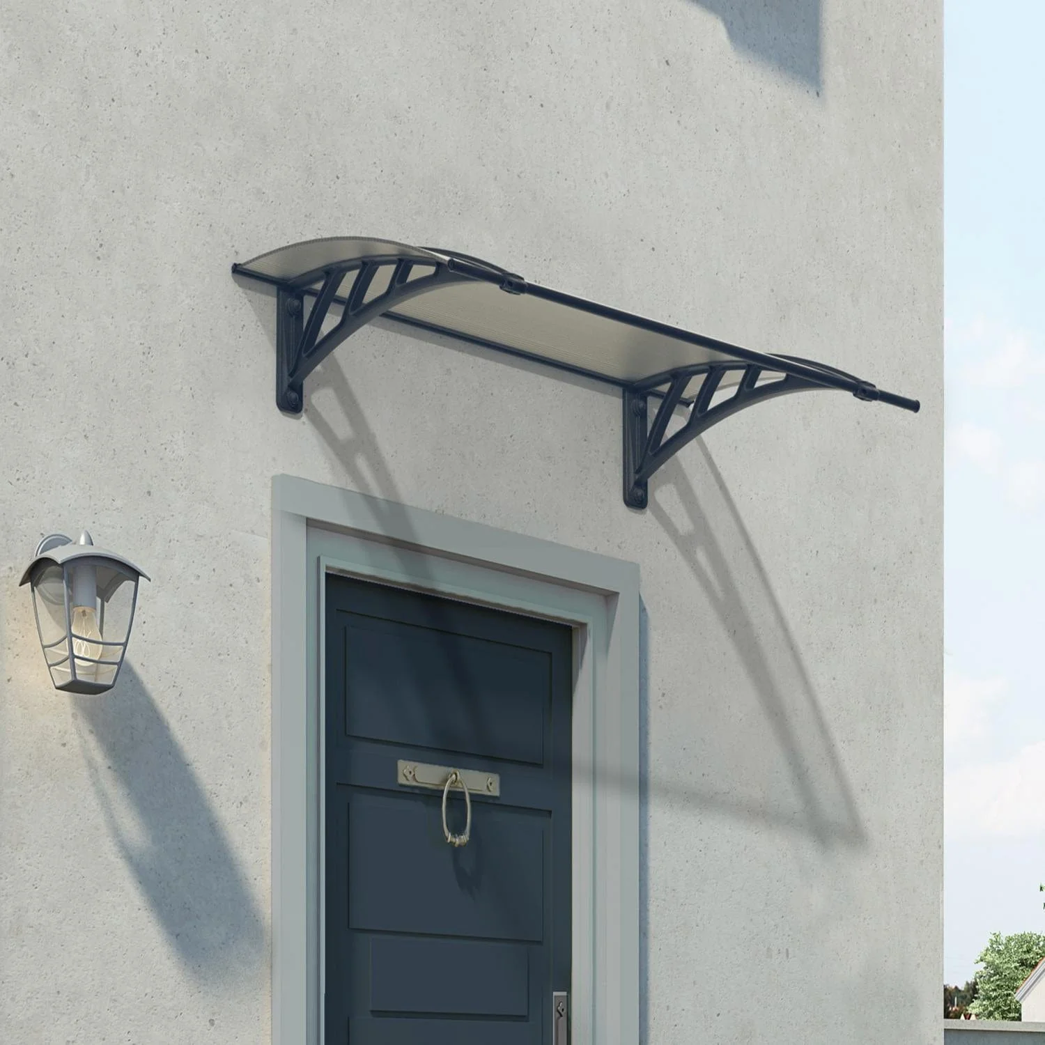 Palram - Canopia | Neo 1180 4x3 ft Awning - Gray/Clear - Image 3