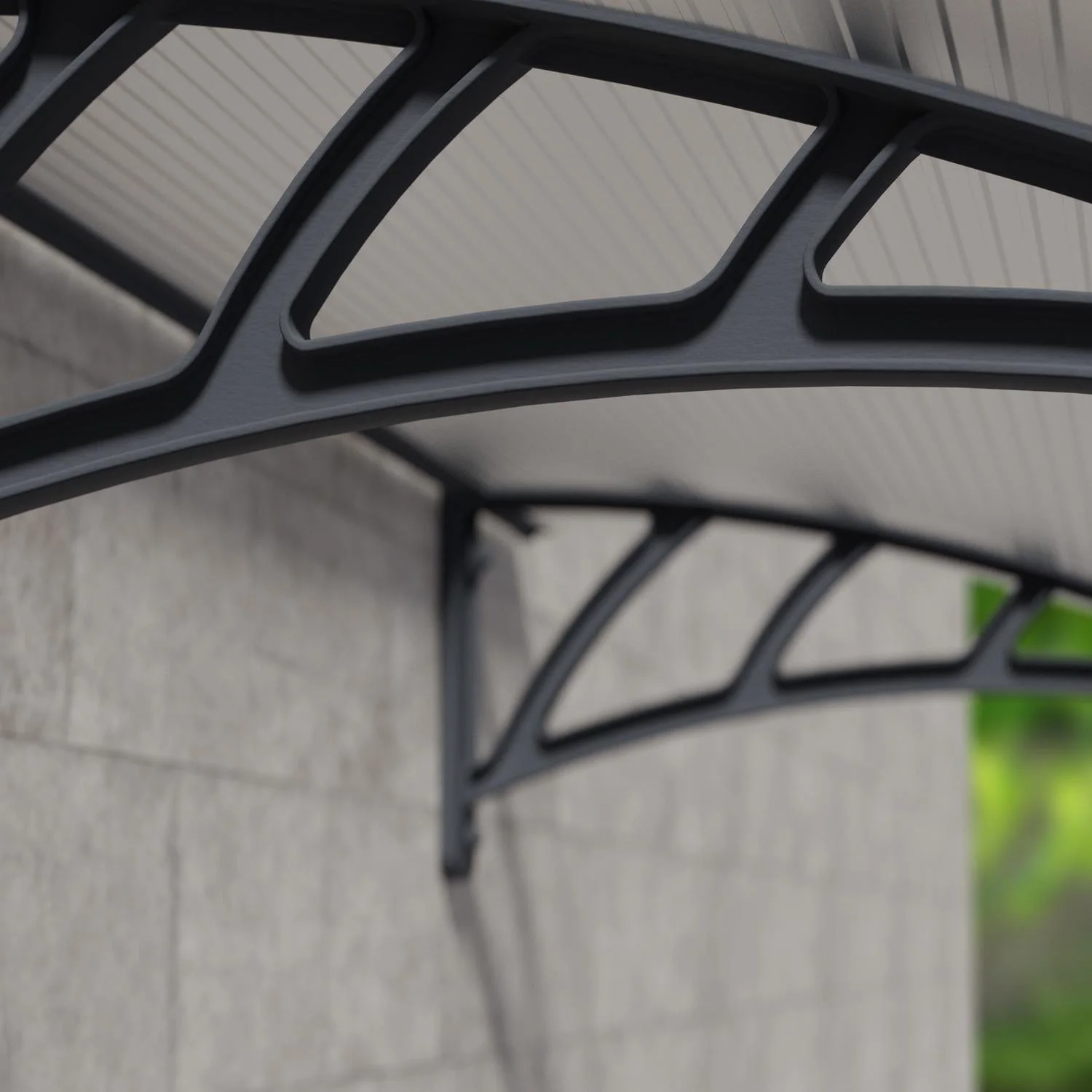 Palram - Canopia | Neo 3540 12x3 ft Awning - Gray/Clear - Image 5