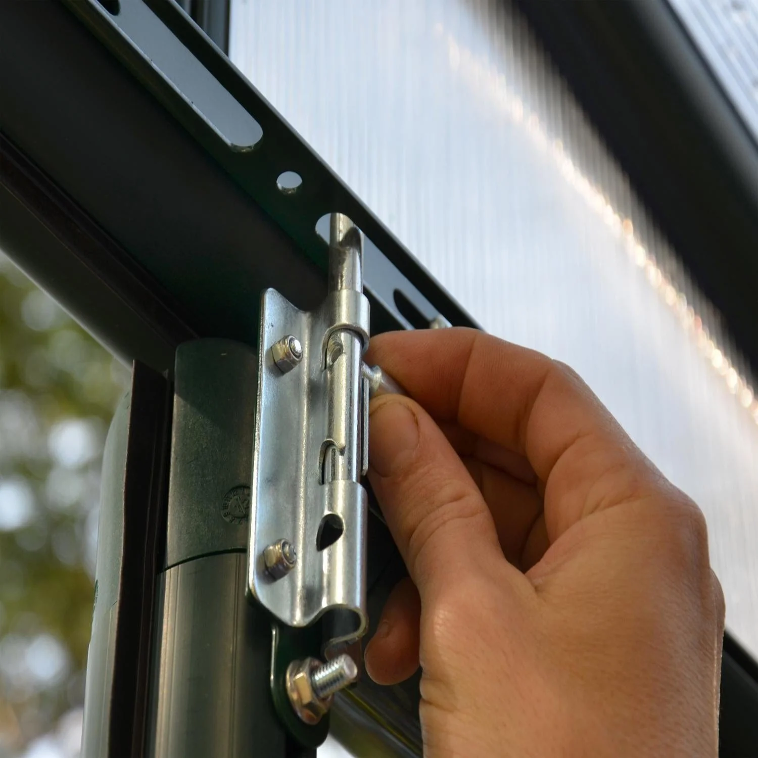 Palram - Canopia | Prestige 8x16 ft Clear Greenhouse Kit Package with 0.8mm Polycarbonate Glazing - Image 9