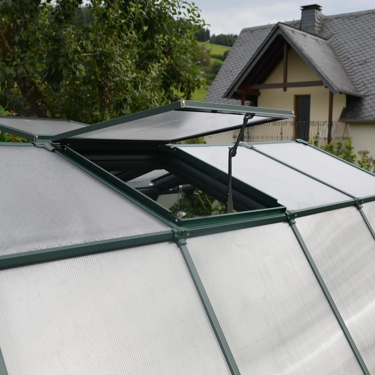 Palram - Canopia | Prestige 8x20 ft Clear Greenhouse Kit Package With 0.8mm Polycarbonate Glazing - Image 3