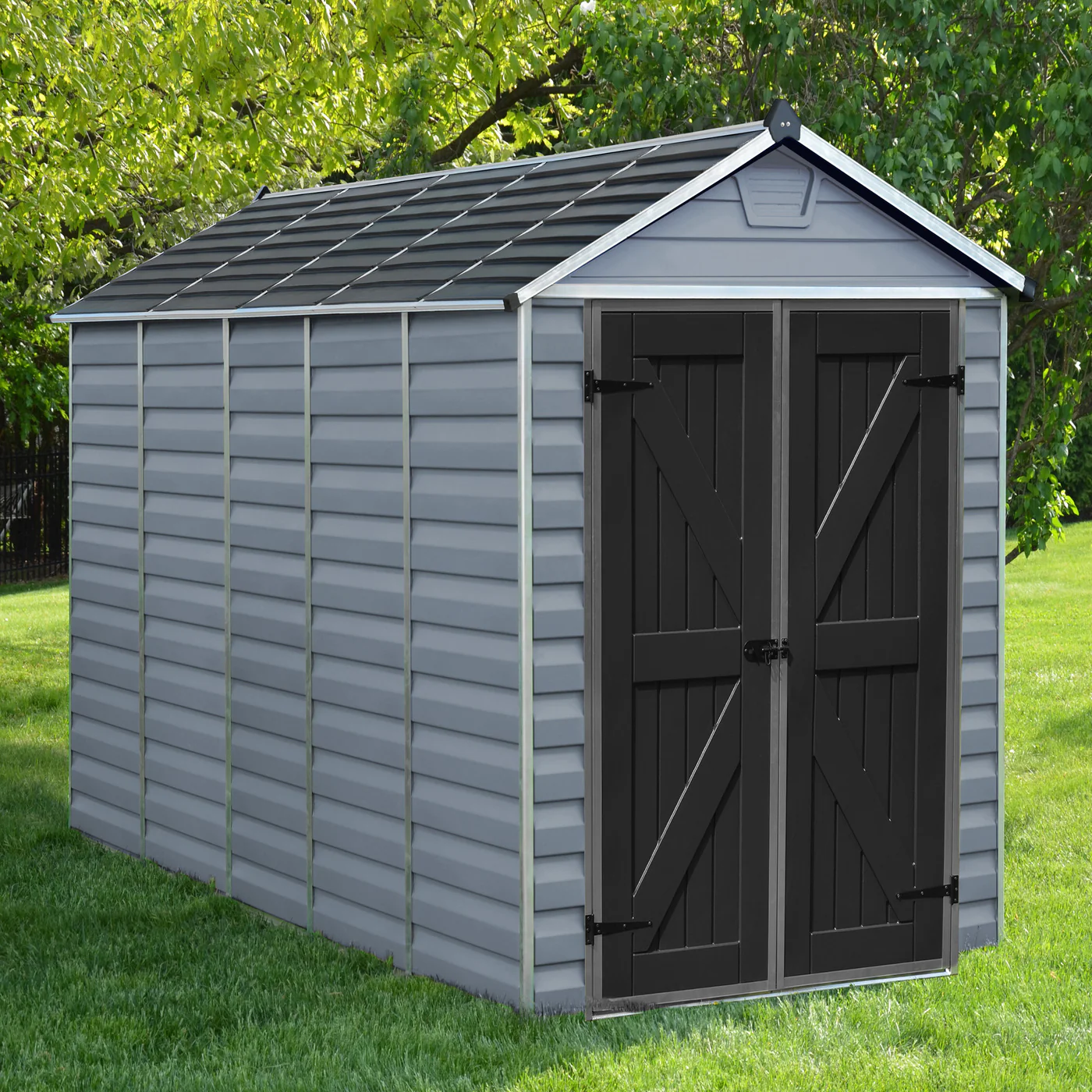 Palram - Canopia | SkyLight Polycarbonate Storage Shed - 6ft Wide - Image 46