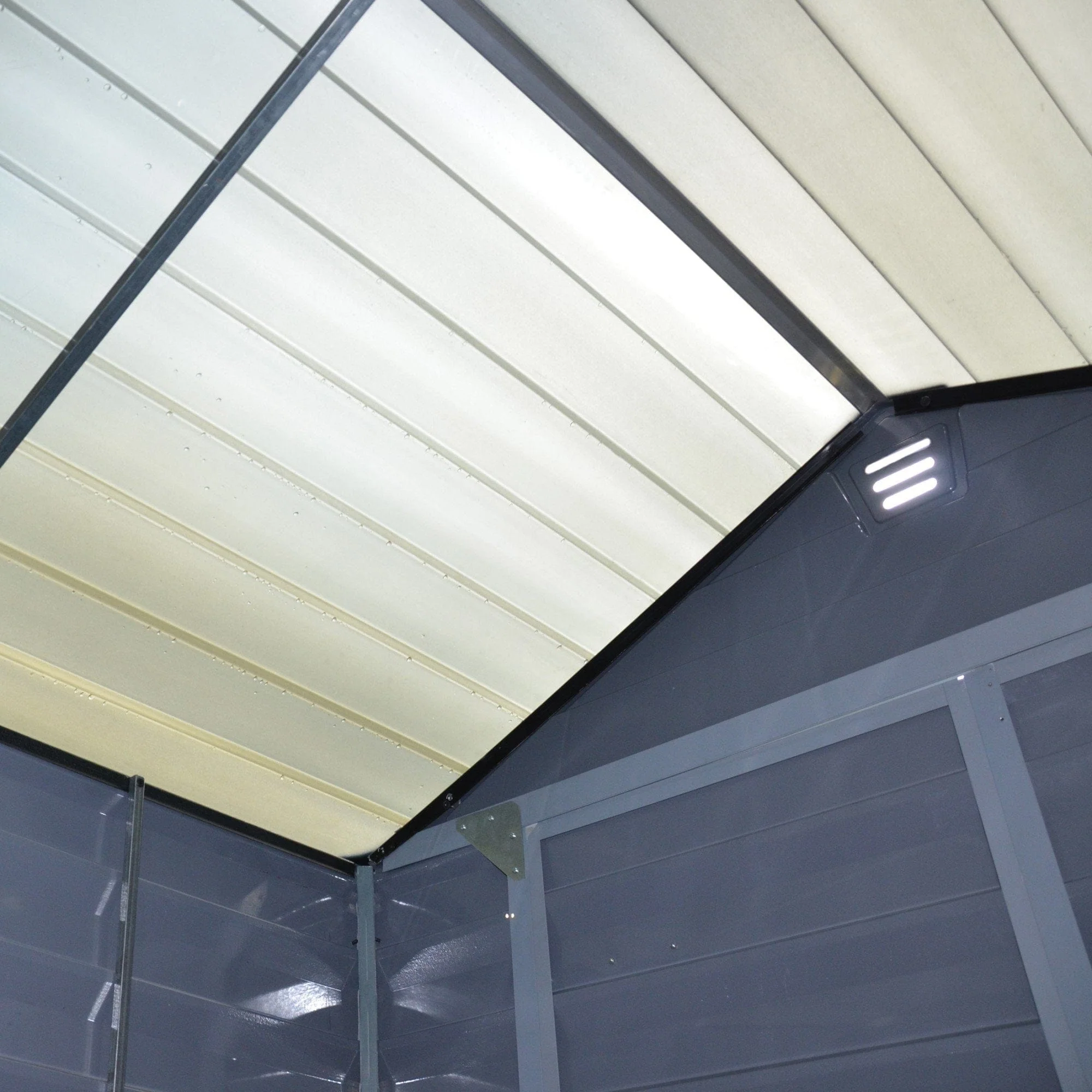 Palram - Canopia | SkyLight Polycarbonate Storage Shed - 6ft Wide - Image 6