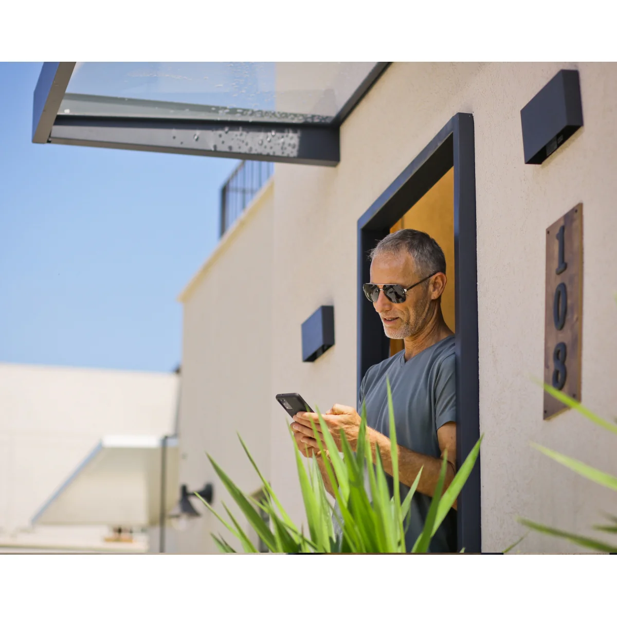 Palram - Canopia | Sophia Door Awning - 3 Ft Wide - Image 21