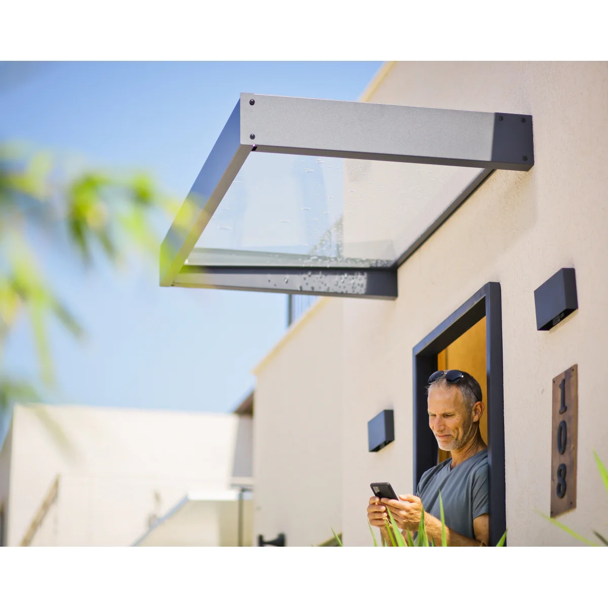 Palram - Canopia | Sophia Door Awning - 3 Ft Wide - Image 22