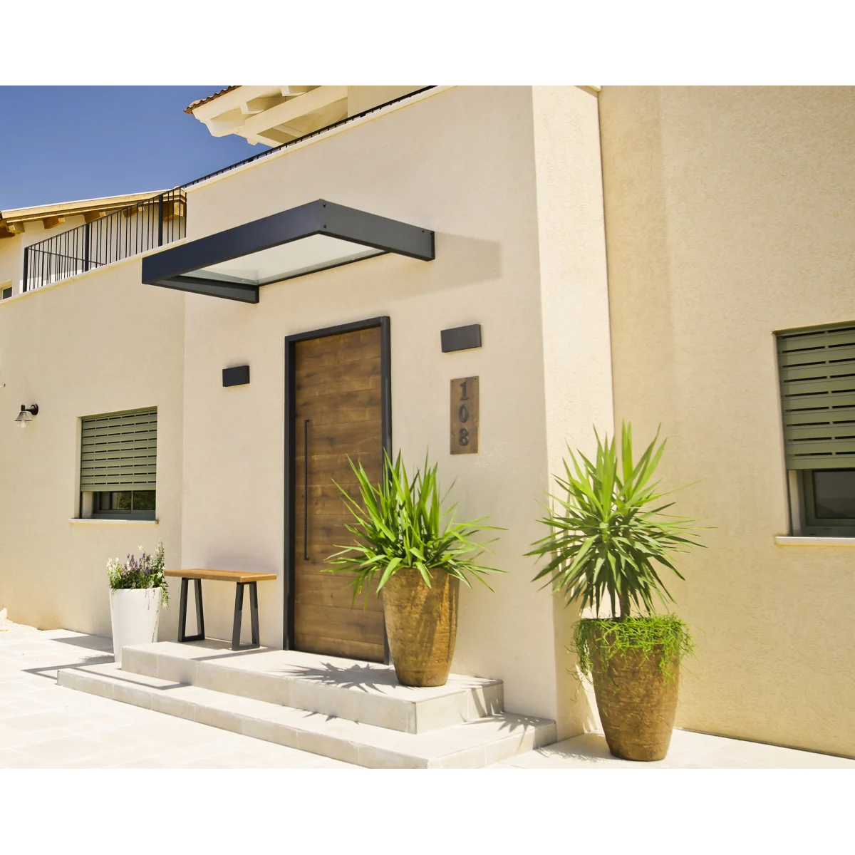 Palram - Canopia | Sophia Door Awning - 3 Ft Wide - Image 32