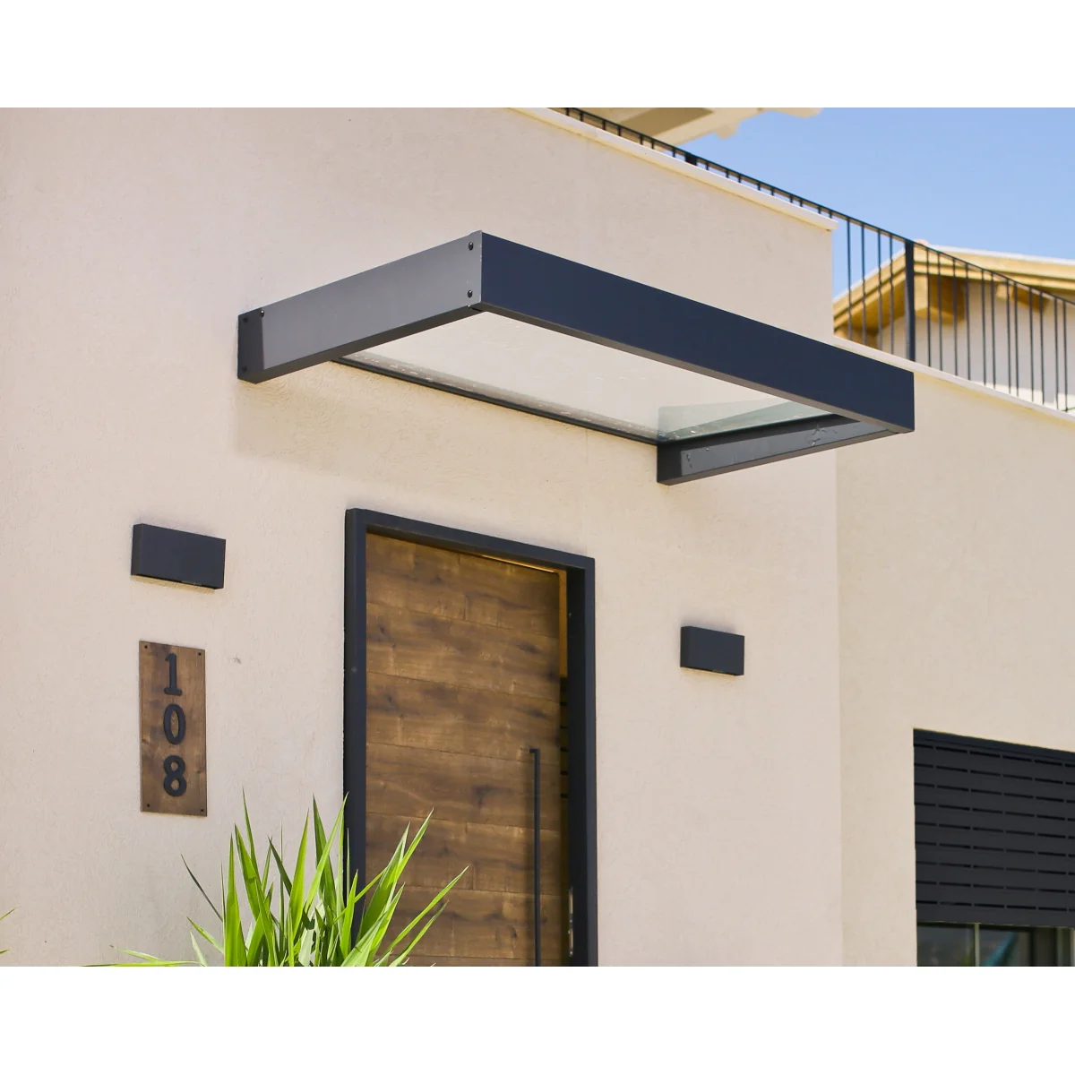 Palram - Canopia | Sophia Door Awning - 3 Ft Wide - Image 34