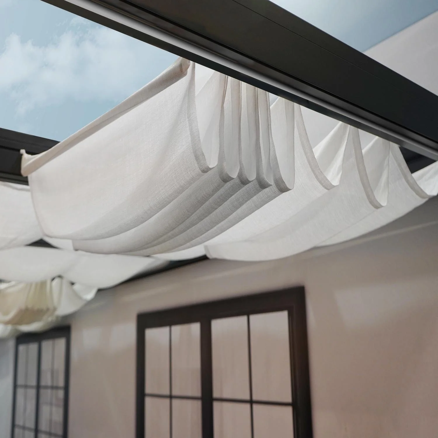Palram - Canopia | 11x19 ft Stockholm Patio Cover Roof Blinds - Image 15