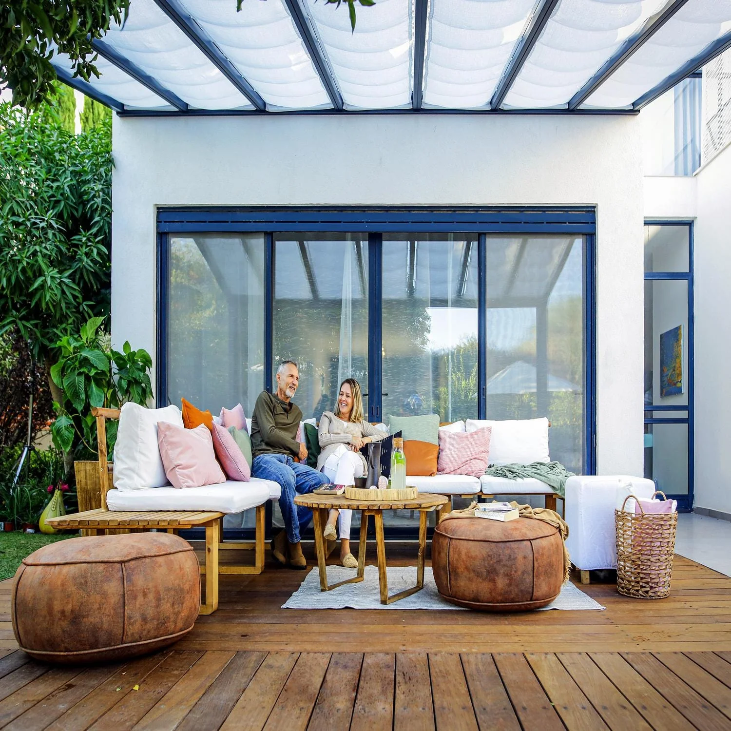 Palram - Canopia | 11x22 ft Stockholm Patio Cover Roof Blinds - Image 5