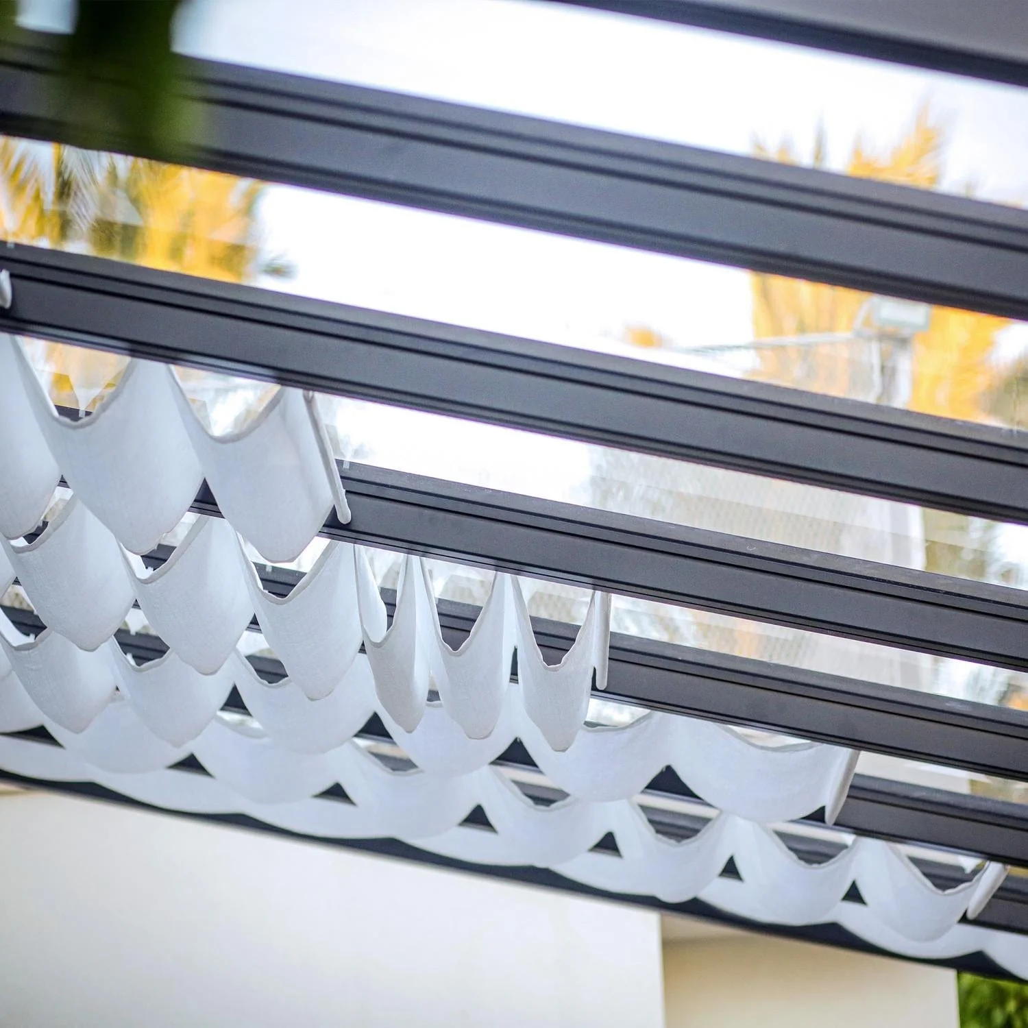 Palram - Canopia | 11x22 ft Stockholm Patio Cover Roof Blinds - Image 8