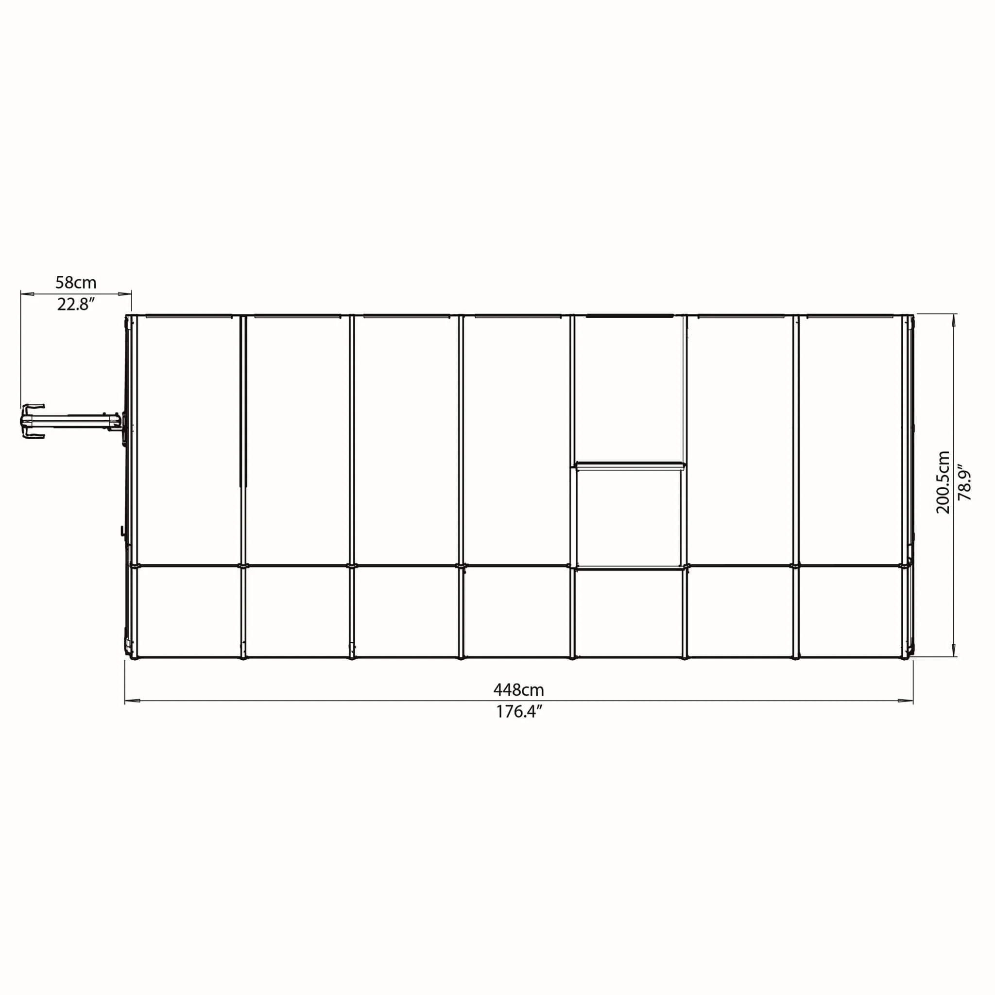 Palram - Canopia | Sun Room Six Sunroom Enclosure, Lean To Greenhouse Kit - Image 19