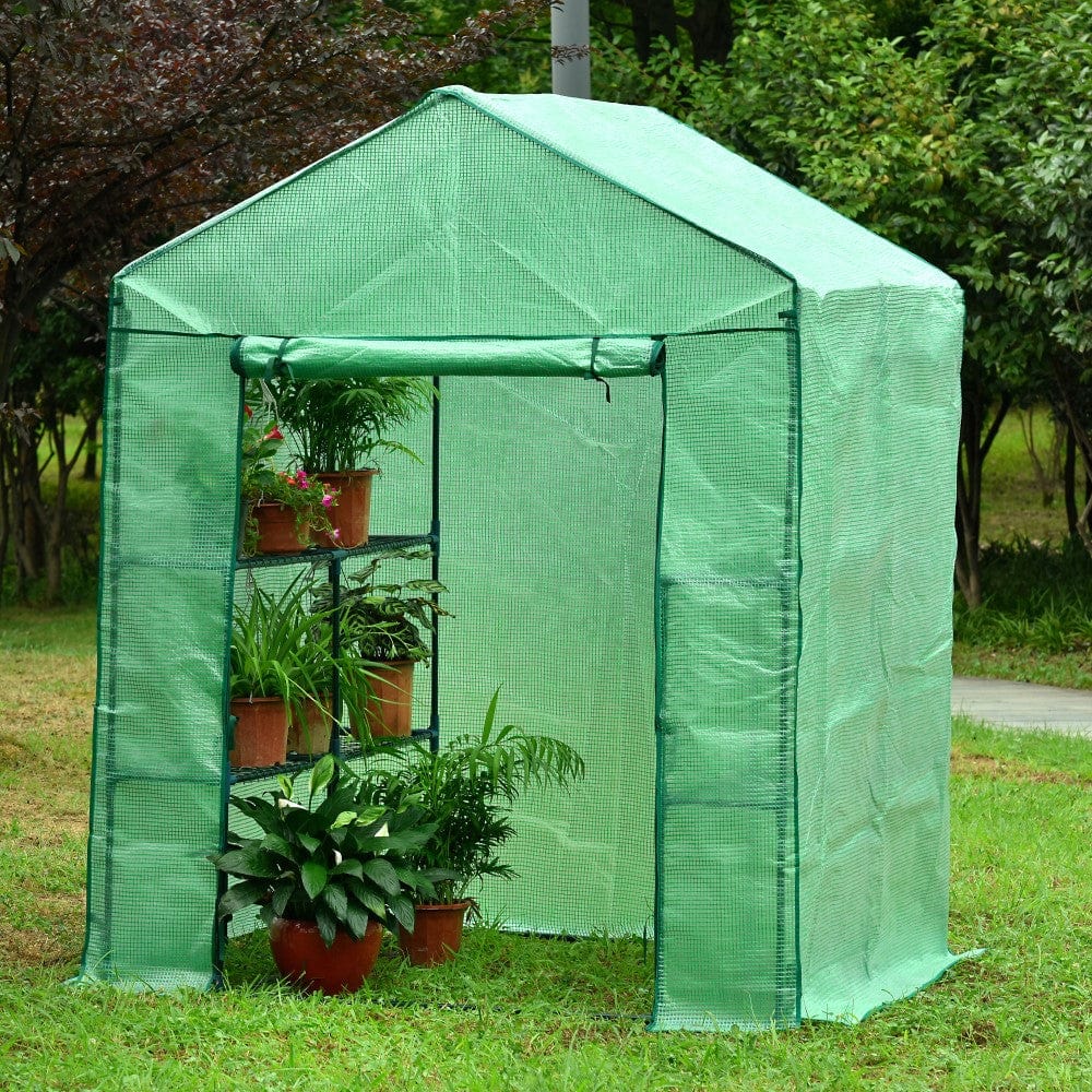 Riverstone | Genesis Portable Walk-in Greenhouse with Heavy Duty Opaqua Cover - Image 4