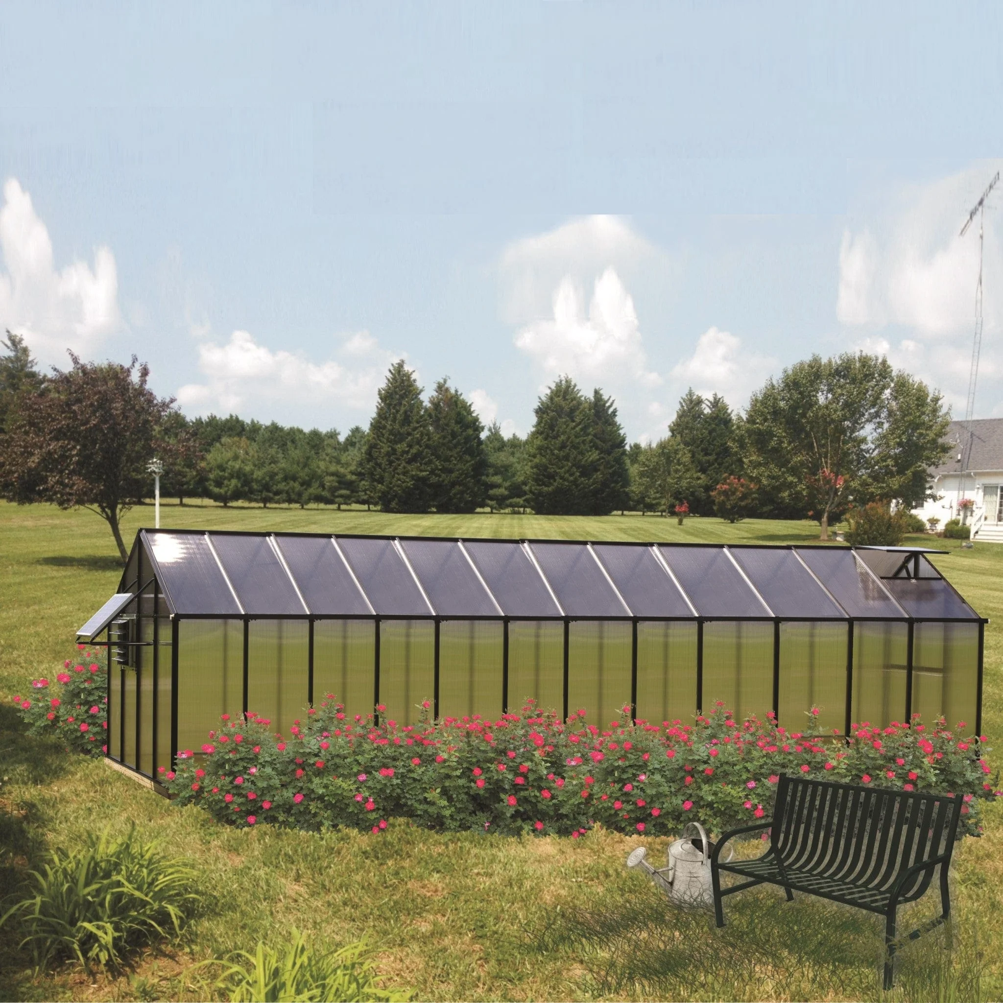 Riverstone | MONT Mojave Solar Greenhouse Kit Package With 8mm Twin-wall Polycarbonate Glazing - Image 19