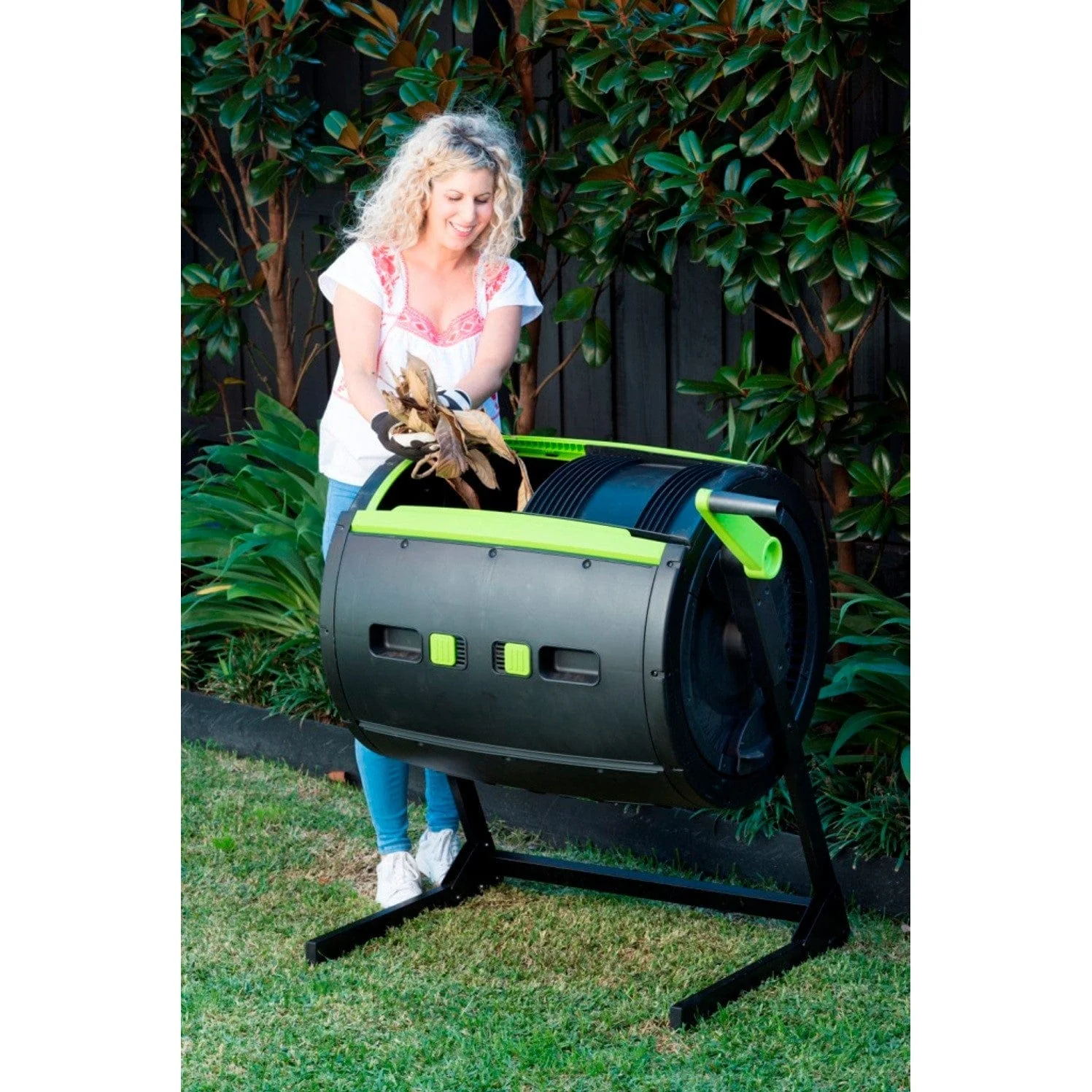 Riverstone | Maze Two Stage Compost Tumbler - 65 gallons - Image 4
