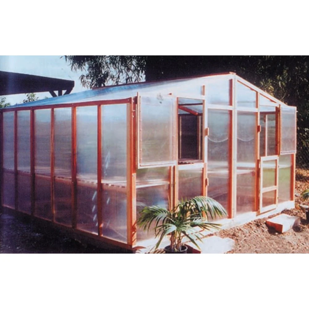 Santa Barbara | Deluxe Redwood Glass Greenhouse/Sunroom Premium Package With 3/16 inch Glass Glazing and Pre-assembled Panels - Image 7