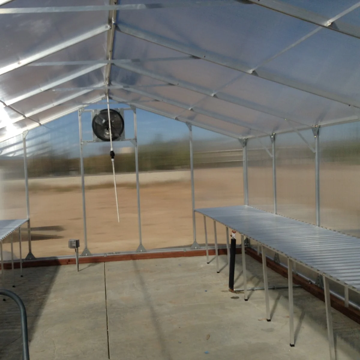 Santa Barbara | Montecito Aluminum Greenhouse With 8mm Twin Wall Polycarbonate Glazing - Image 5