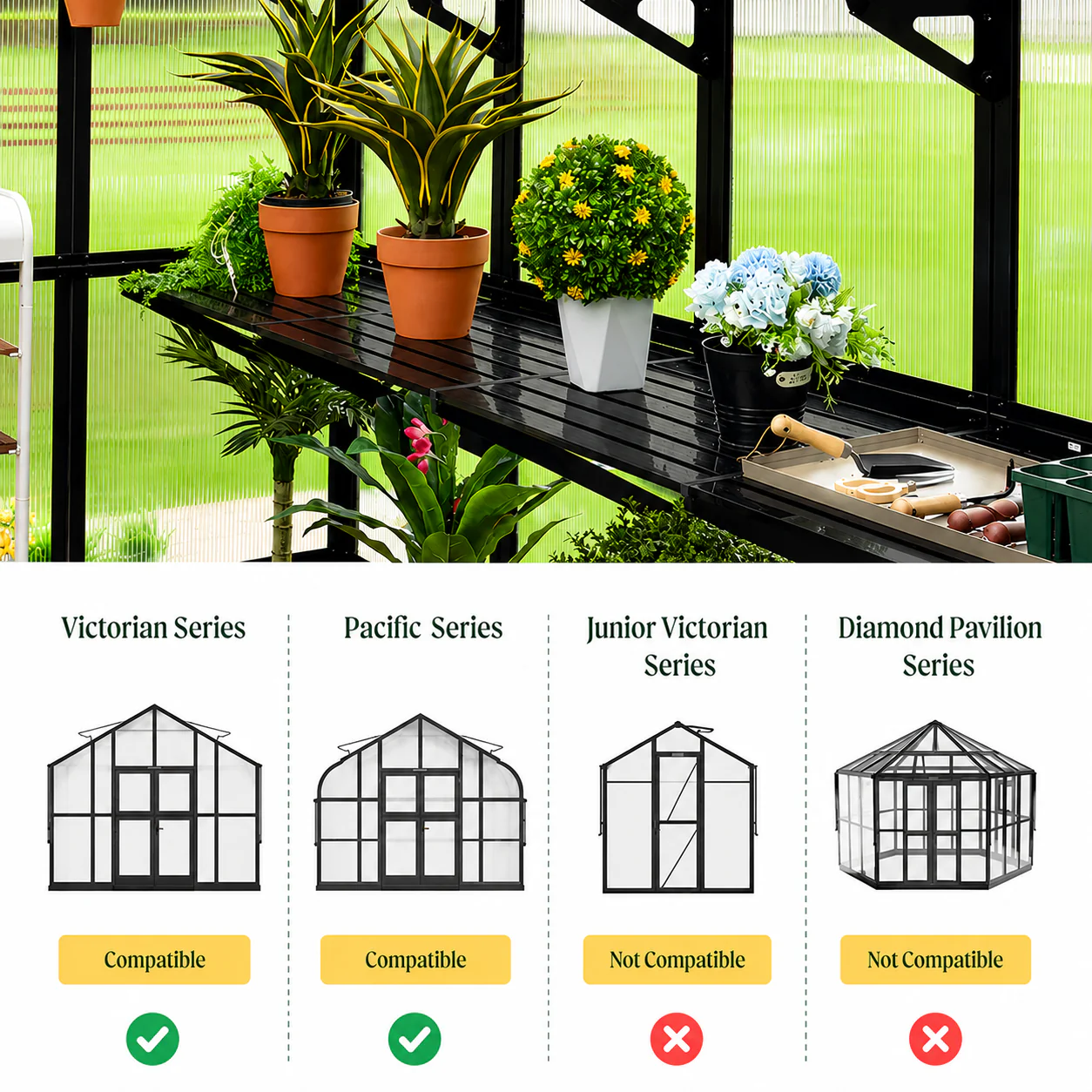 Vego | Fixed Bottom Shelf for Greenhouse - Image 6
