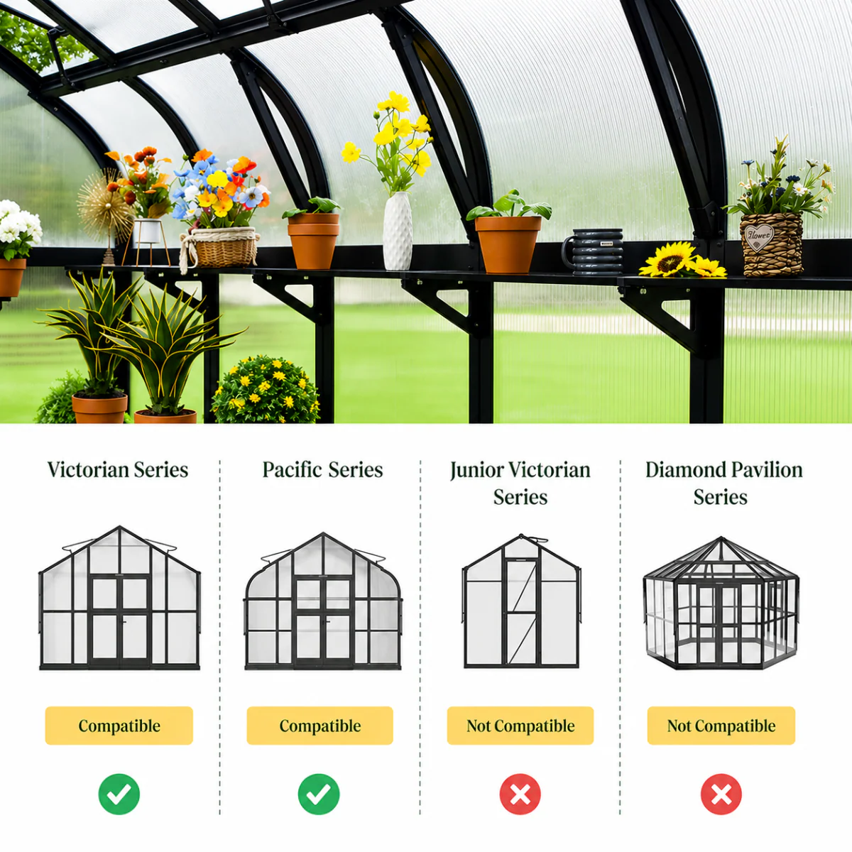 Vego | Fixed Top Shelf for Greenhouse - Image 7