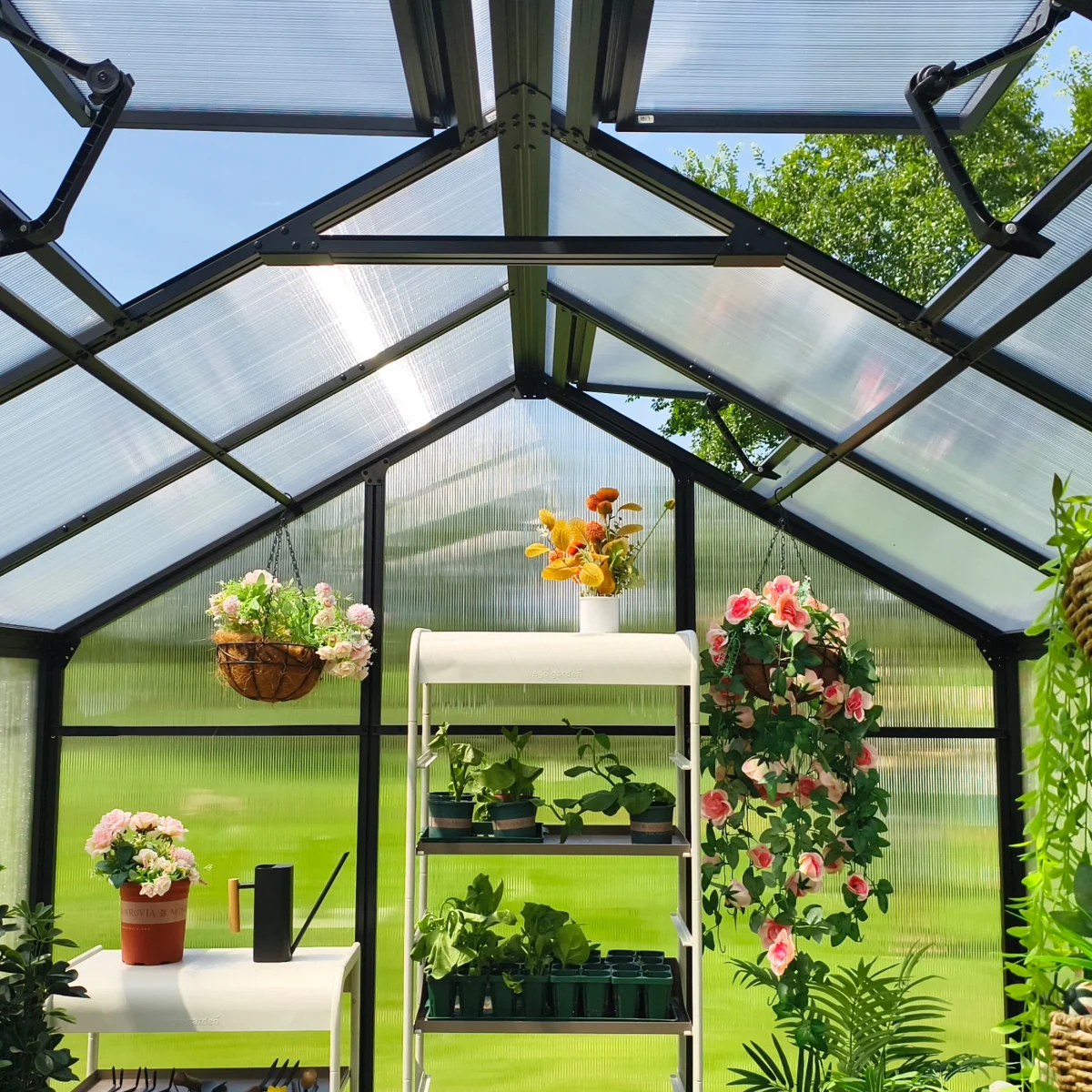 Vego | Junior Victorian Greenhouse Kit 6ft 6in Wide - Image 6