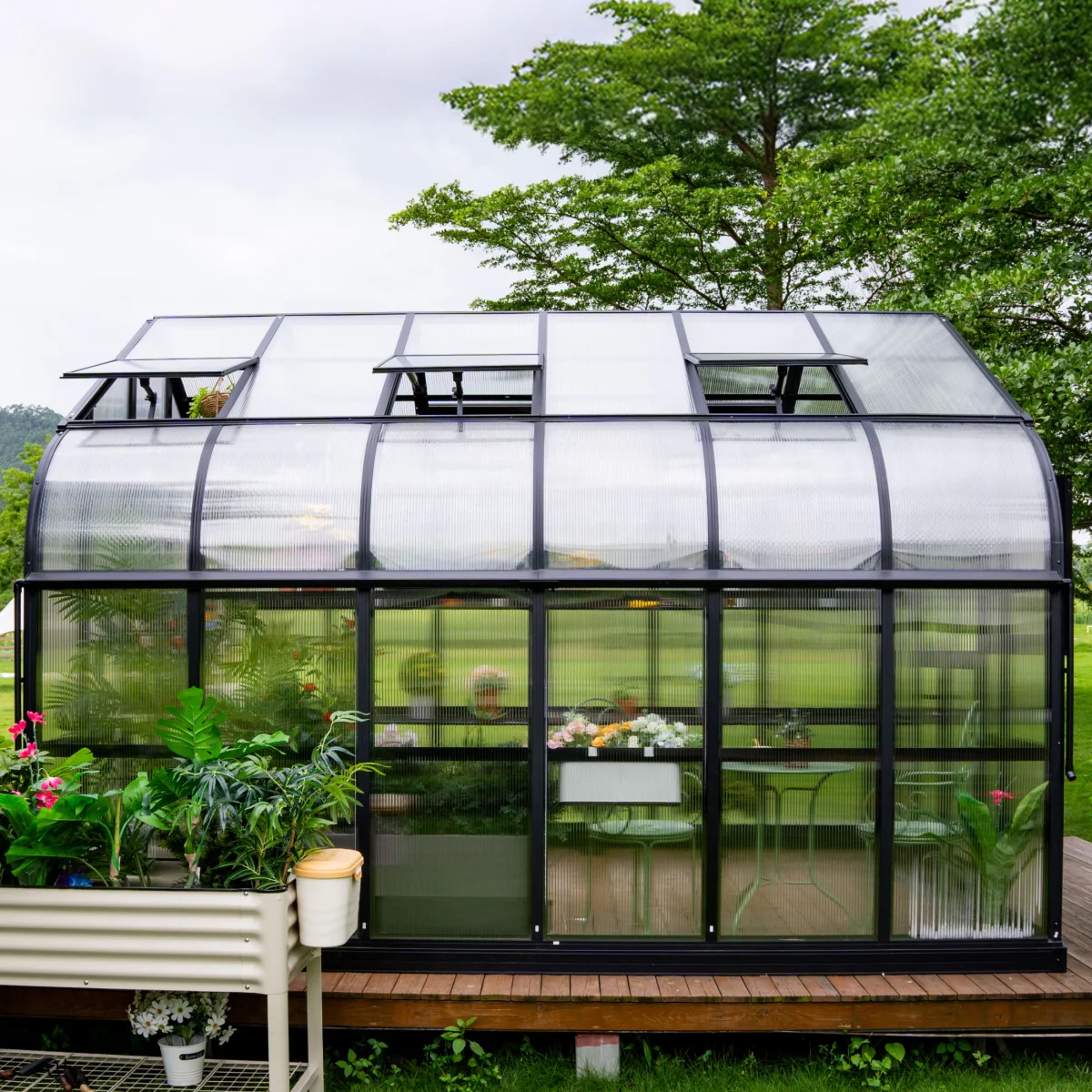 Vego | Pacific Greenhouse Kit 10ft 6in Wide - Image 4