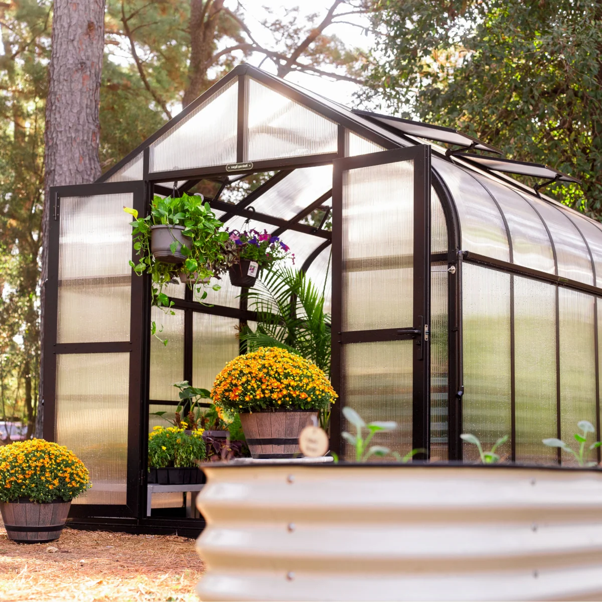Vego | Pacific Greenhouse Kit 8ft 6in Wide - Image 3