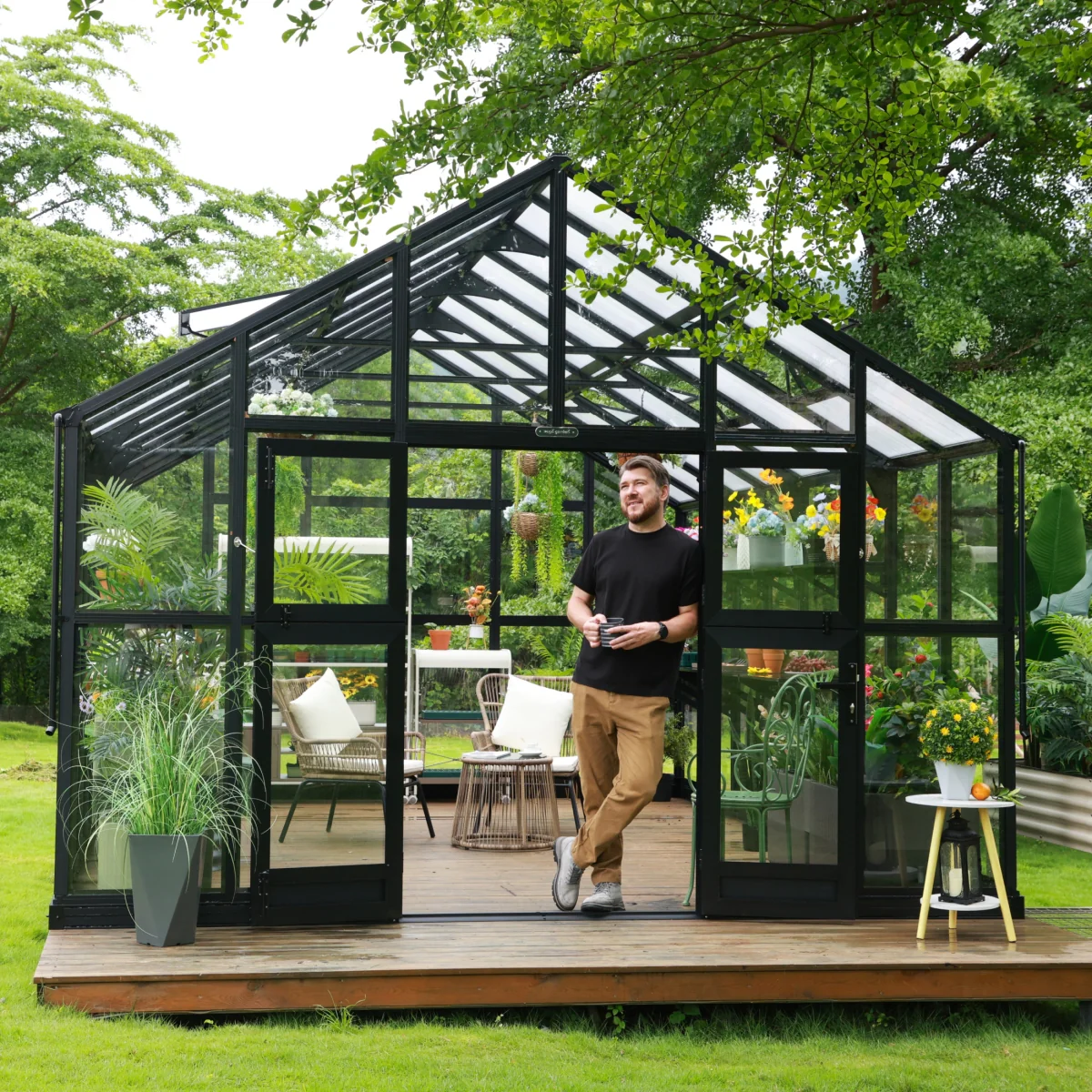 Vego | Grand Victorian Greenhouse Kit 12ft 6in Wide - Image 3