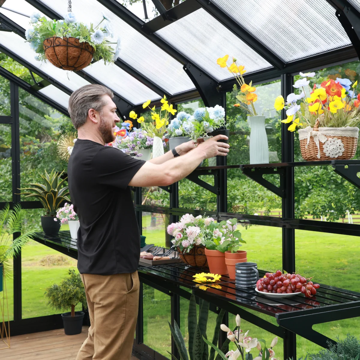 Vego | Grand Victorian Greenhouse Kit 12ft 6in Wide - Image 4