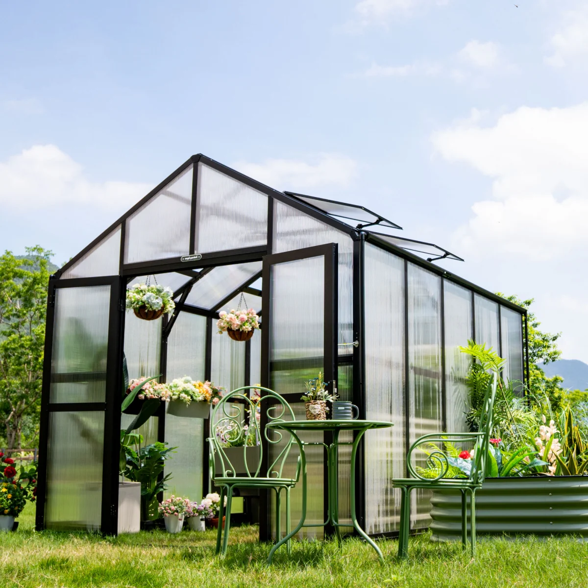 Vego | Victorian Greenhouse Kit 8ft 6in Wide - Image 3
